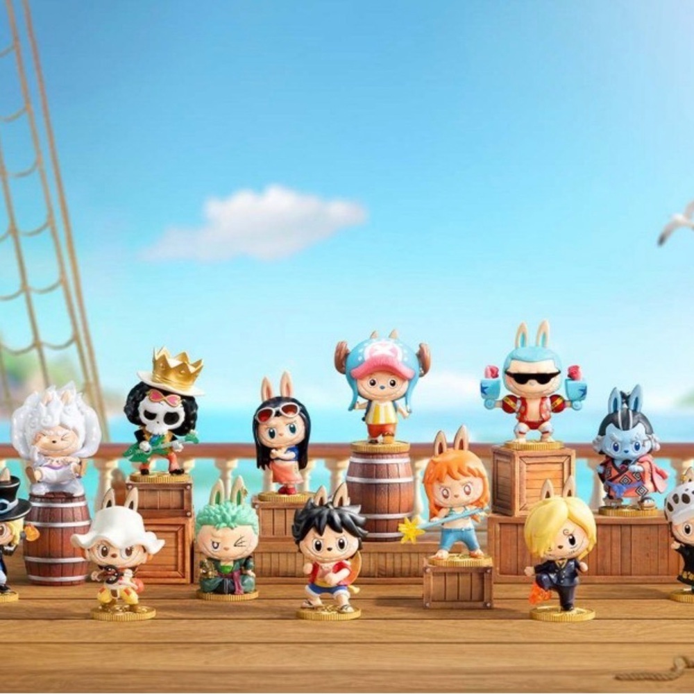 🔥New! Pop Mart The Monsters X One Piece Figure Mystery Blind Box